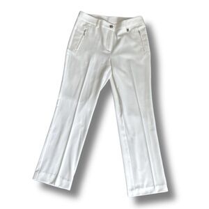 Anne Klein Vintage Cream Straight Leg Pants
